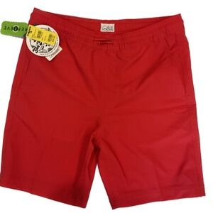 NWT Blue Crown Red Boys Swim Trunks Size XL